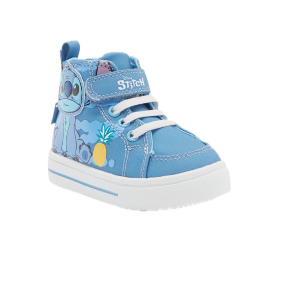 Disney LILO +Stitch Blue Kids High-Top Sneakers